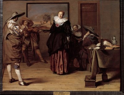 La lección de danza de Pieter Codde