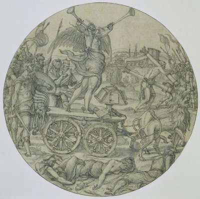 El triunfo de la fama de Pieter Coecke van Aelst (I) (workshop of)