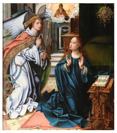 Anunciación de Pieter Coecke van Aelst