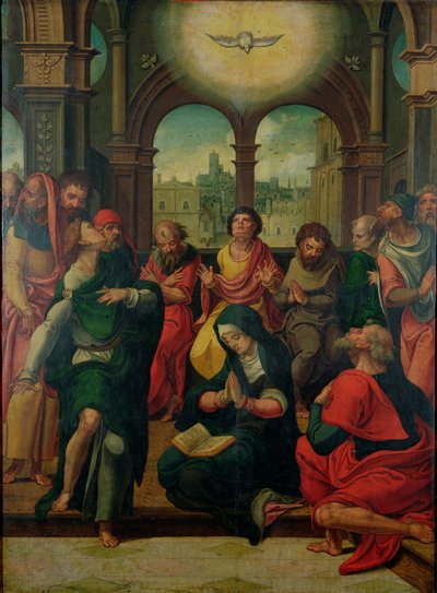 Descenso del Espíritu Santo de Pieter Coecke van Aelst