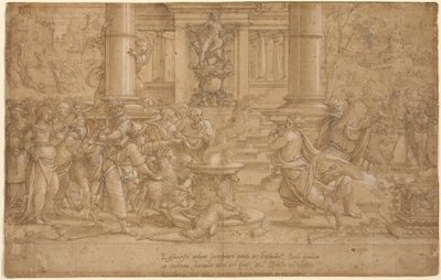 El sacrificio en Listra de Pieter Coecke van Aelst