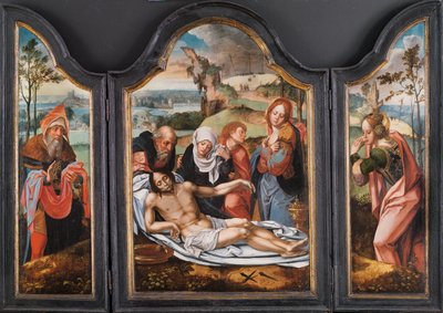 Lamentación sobre el Cristo muerto, principios del siglo XVI de Pieter Coecke van Aelst
