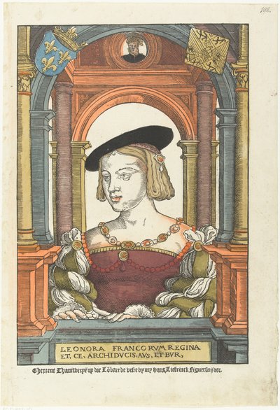 Retrato de Leonor de Austria 1498-1558, 1539 de Pieter Coecke van Aelst