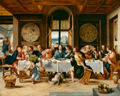 La última cena, ca 1530 de Pieter Coecke van Aelst the Elder