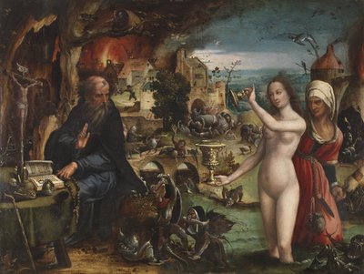 La tentación de San Antonio de Pieter Coecke van Aelst