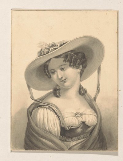 Chica con sombrero de Pieter Cornelis van den Velden