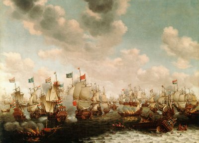 La batalla de los cuatro días de Pieter Cornelisz van Soest