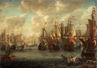 La incursión en el Medway, 1667 de Pieter Cornelisz van Soest