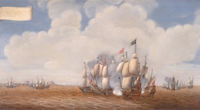 La primera batalla de Öland el 31 de mayo de 1564, segunda mitad del siglo XVII de Pieter Cornelisz van Soest