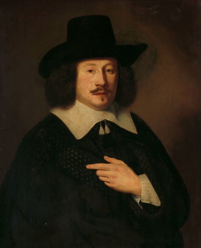 Retrato de un hombre de Pieter Dubordieu