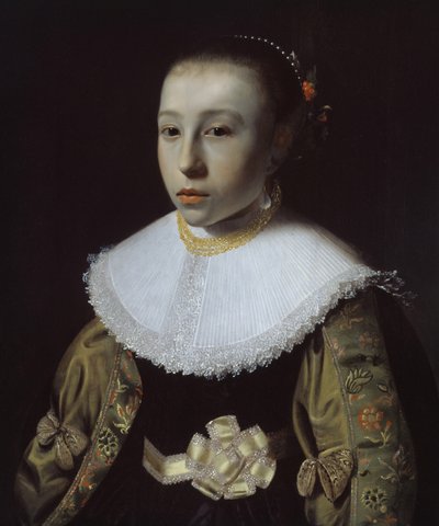 Retrato de una niña de Pieter Dubordieu