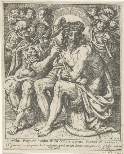Cristo con la corona de espinas de Pieter Feddes van Harlingen
