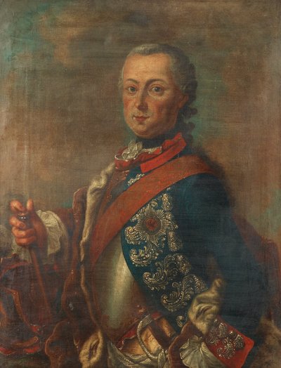 Retrato de Federico II de Prusia 1712-1786 de Pieter Frederik de la Croix
