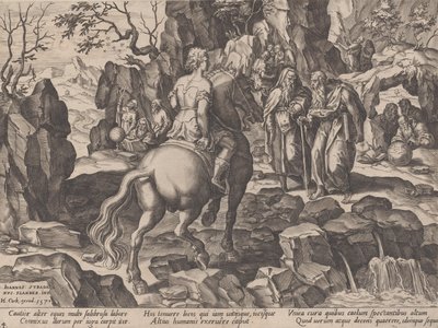 Acumulando conocimiento, de El curso de la vida humana, 1570 de Pieter Furnius