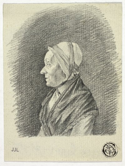 Perfil de la anciana con gorra de Pieter Gaal