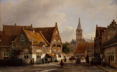 Calle en una Ciudad Holandesa de Pieter Gerard Vertin
