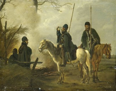 Puesto cosaco en 1813 de Pieter Gerardus van Os