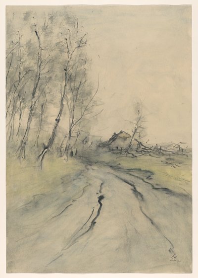 Ruta terrestre de Pieter H.J.J. Ras (signed by artist)