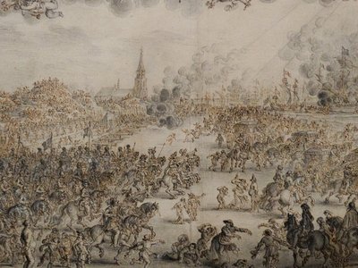 La partida de Carlos II de Scheveningen de Pieter Hendricksz Schut