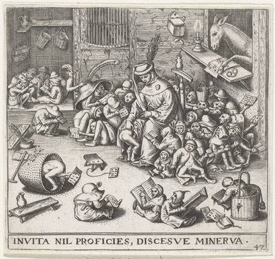 El Asno en la Escuela de Pieter Heyden van der