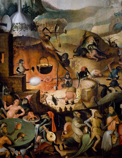 Infierno (detalle) de Pieter Huys