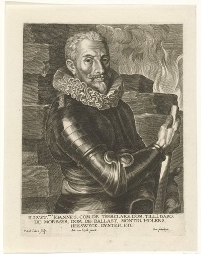 Retrato de Johann Tserclaes, Conde de Tilly de Pieter I Jode de