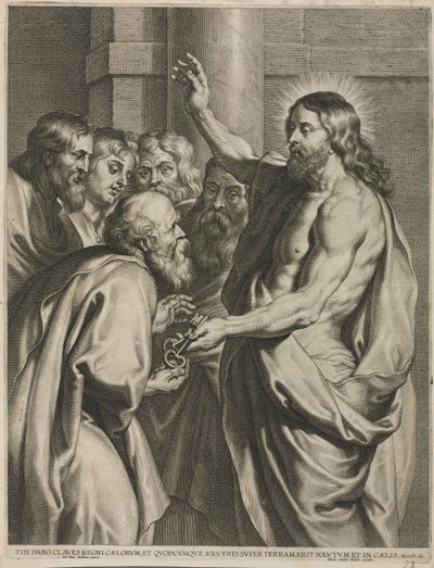 Christ Giving the Keys to Peter de Pieter I de Jode