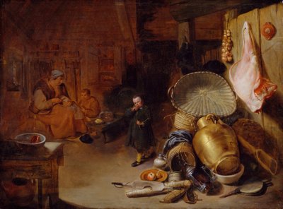 Interior con figuras, 1643 de Pieter Jacobsz. Duyfhuijsen