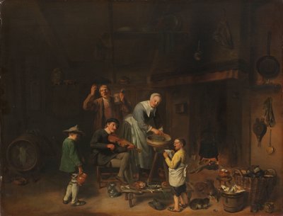 Canto de la familia campesina de Pieter Jacobsz. Duyfhuysen