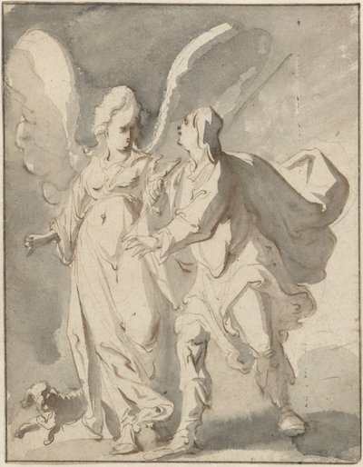 Tobias en de engel de Pieter Jansz