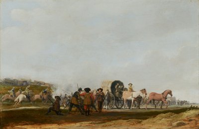 Emboscada a un convoy militar, 1631 de Pieter Jansz Post