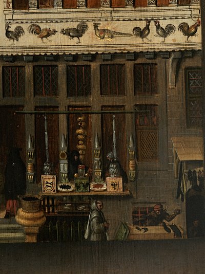 Detalle del retrato de Jacquemyne Buuck de Pieter Jansz. Pourbus