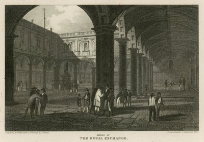 Interior de la Bolsa Real, Londres de Pieter Jansz. Quast
