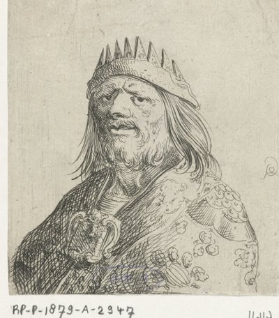Busto retrato de un rey de Pieter Jansz Quast