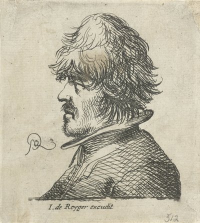 Retrato busto de un hombre con sombrero de pescador de Pieter Jansz Quast
