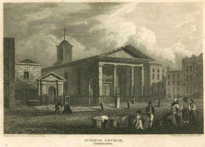 San Pablo, Covent Garden, Londres de Pieter Jansz. Quast