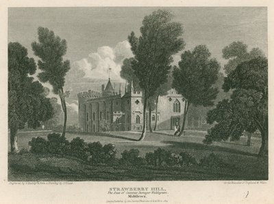 Strawberry Hill, Twickenham, Londres; La residencia de la Condesa Viuda Waldegrave de Pieter Jansz. Quast