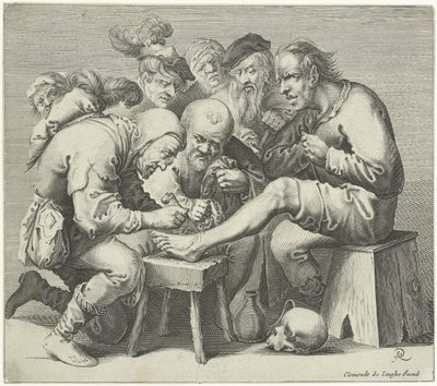 cirugia de pie de Pieter Jansz Quast