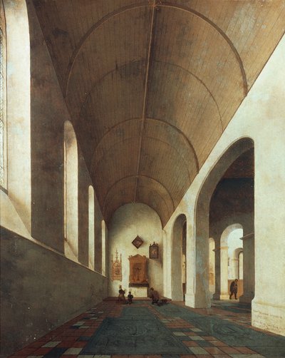 Capilla de San Antonio en la iglesia de San Juan de Utrecht de Pieter Jansz Saenredam