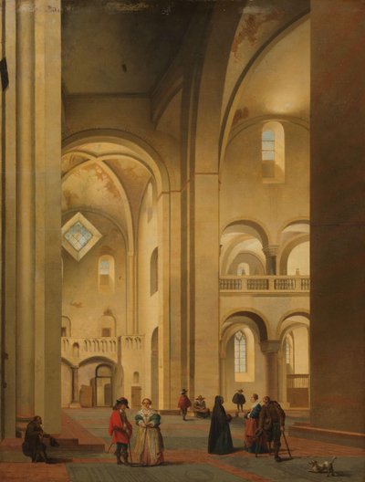 El transepto de la Mariakerk de Utrecht, visto desde el noreste de Pieter Jansz Saenredam