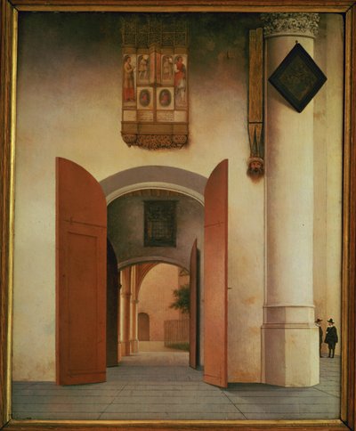 La iglesia de San Lorenzo, Alkmaar de Pieter Jansz Saenredam