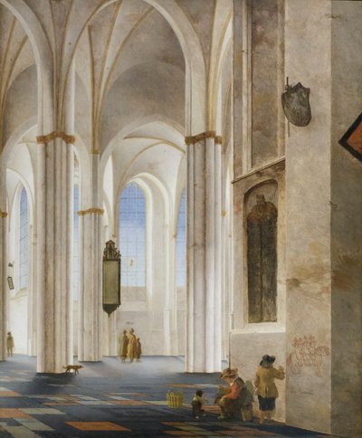 Interior de la iglesia Buurkerk de Utrecht de Pieter Jansz Saenredam