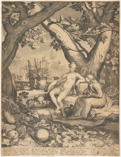 Vertumno y Pomona de Pieter Jansz Saenredam