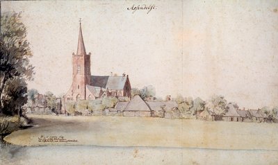 Vista de Assendelft en los Países Bajos en 1633 de Pieter Jansz Saenredam