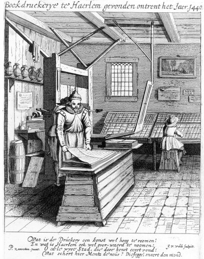 La encuadernación de Laurens Janszoon Koster, de 