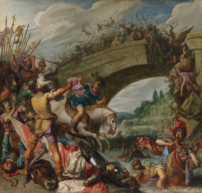Batalla entre Constantino y Majencio de Pieter Lastman