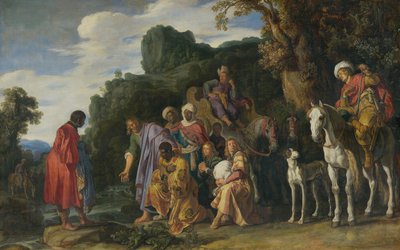 El bautismo del chambelán etíope de Pieter Lastman