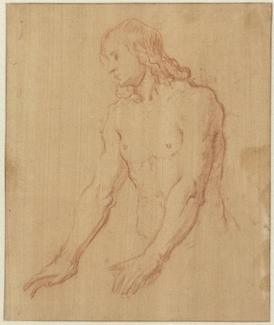 Joven desnudo, medio cuerpo de Pieter Lastman
