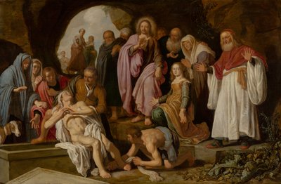 La resurrección de Lázaro de Pieter Lastman