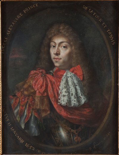 Príncipe Eugenio Alejandro de Thurn y Taxis 1652-1714, 1682 de Pieter Leermans